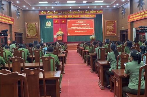 Công an tỉnh Đắk Nông tổ chức sinh hoạt chính trị với chủ đề “Vang mãi bản hùng ca chiến thắng”