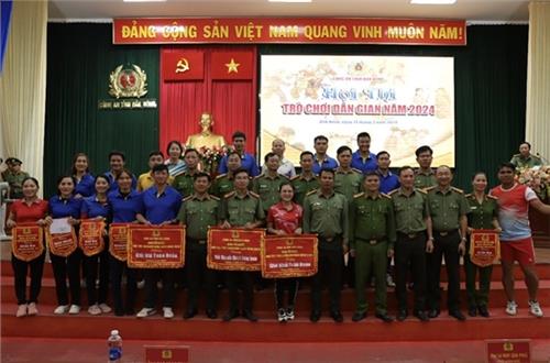 Công an tỉnh Đắk Nông tổ chức hội thi các trò chơi dân gian năm 2024