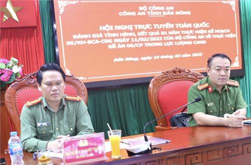 Đẩy mạnh thực hiện Đề án 06/CP trong lực lượng Công an nhân dân