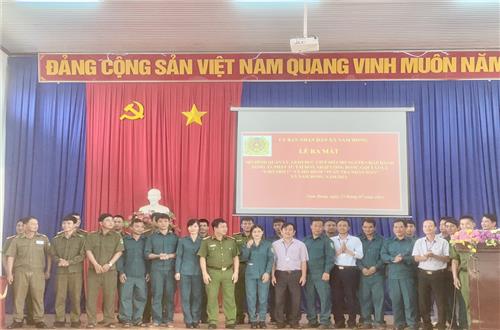 Cư Jút: Xã Nam Dong tổ chức ra mắt 02 mô hình trong phong trào toàn dân bảo vệ an ninh Tổ quốc