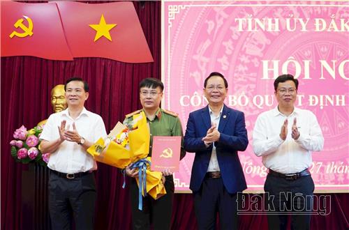 Đại tá Nguyễn Thanh Liêm tham gia Ban Thường vụ Tỉnh ủy Đắk Nông