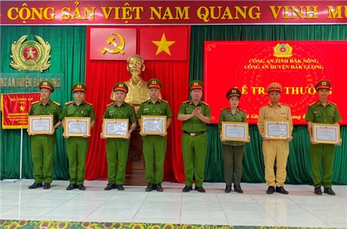 Công an huyện Đắk Glong: Tổng kết công tác Đảng, công tác Công an năm 2023