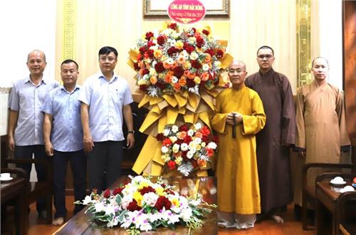 Công an tỉnh Đắk Nông chúc mừng Đại lễ Phật đản 2024