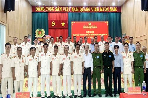 Đại hội thành lập Hội Cựu Công an nhân dân huyện Đắk Mil và Đắk R’lấp