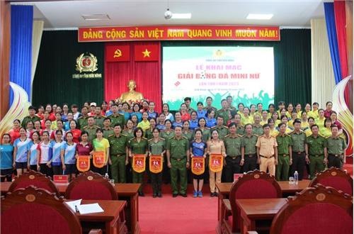 Công an tỉnh Đắk Nông tổ chức Giải bóng đá mini nữ lần thứ I năm 2023