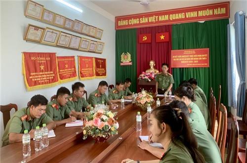 CHI BỘ PHÒNG AN NINH ĐỐI NGOẠI TỔ CHỨC HỘI NGHỊ SƠ KẾT GIỮA NHIỆM KỲ ĐÁNH GIÁ KẾT QUẢ THỰC HIỆN NGHỊ QUYẾT ĐẠI HỘI CHI BỘ LẦN THỨ 4, NHIỆM KỲ 2020-2025