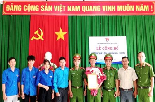 Triển khai hành lập chi đoàn Công an cấp xã trên địa bàn huyện Đắk Mil
