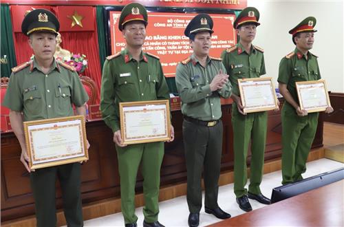 Bộ Công an khen thưởng Công an tỉnh Đắk Nông trong công tác đấu tranh phòng, chống tội phạm