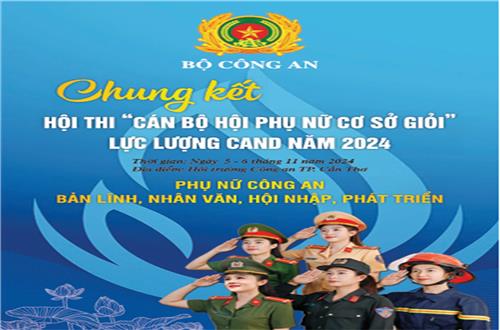 Hội thi “Cán bộ Hội Phụ nữ cơ sở giỏi” lực lượng Công an nhân dân năm 2024