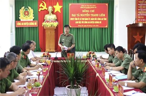 Đắk Nông: Công an huyện Krông Nô chủ động bảo vệ ANTT, phục vụ nhiệm vụ phát triển kinh tế, xã hội