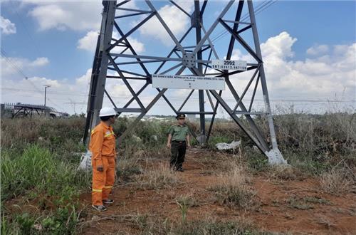 Lực lượng An ninh kinh tế, Công an tỉnh Đắk Nông tăng cường bảo đảm an ninh, an toàn hệ thống truyền tải điện 500kV 