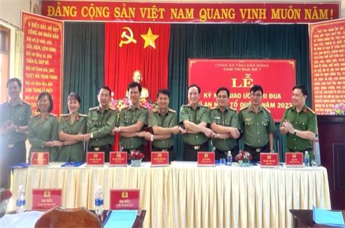 Công an Đắk Nông ký kết giao ước thi đua Vì an ninh Tổ quốc năm 2023