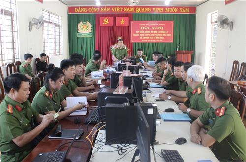 Tập huấn sử dụng Dịch vụ công trong công tác quán lý ngành,  nghề kinh doanh có điều kiện về ANTT