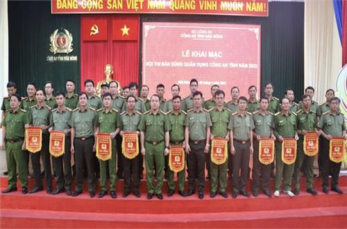 Gần 500 CBCS tham gia hội thi bắn súng quân dụng Công an tỉnh Đắk Nông năm 2023