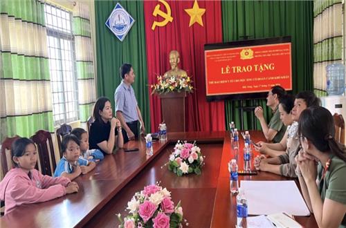 Phòng An ninh kinh tế Công an tỉnh Đắk Nông tiếp tục triển khai  mô hình “Xã hội hóa mua bảm hiểm y tế cho học sinh”