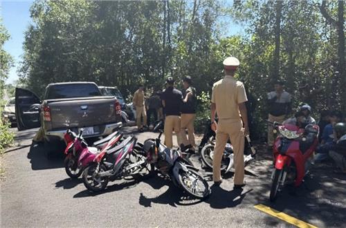 Công an Đắk Nông kịp thời ngăn chặn, xử lý 2 nhóm thanh niên tụ tập đua xe trái phép trong ngày lễ 30/4 gây mất an ninh, trật tự