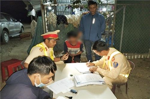 Công an huyện Krông Nô phát hiện 01 trường hợp lái xe sử dụng ma túy