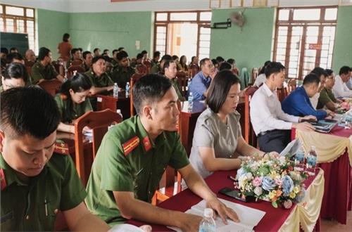 Công an xã Đắk Nia tham mưu tổ chức thành công Ngày hội toàn dân bảo vệ ANTQ năm 2024