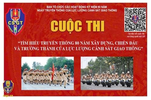 Phát động Cuộc thi “Tìm hiểu truyền thống 80 năm xây dựng, chiến đấu và trưởng thành của lực lượng Cảnh sát giao thông”