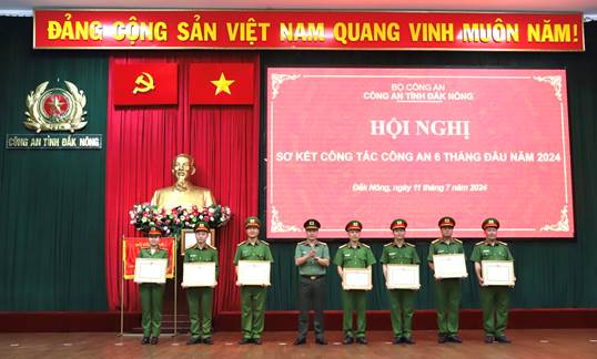 Công an Đắk Nông sơ kết công tác 6 tháng đầu năm 2024